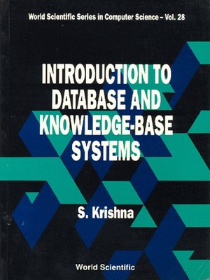 cover image of Introduction to Database and Knowledge-base Systems